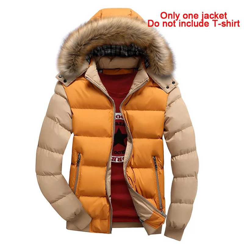 2023 New Jackets Men Winter Warm Faux fur Hoodies Outwear Slim Mens Coats Windbreaker Men Jacket chaqueta hombre MY132