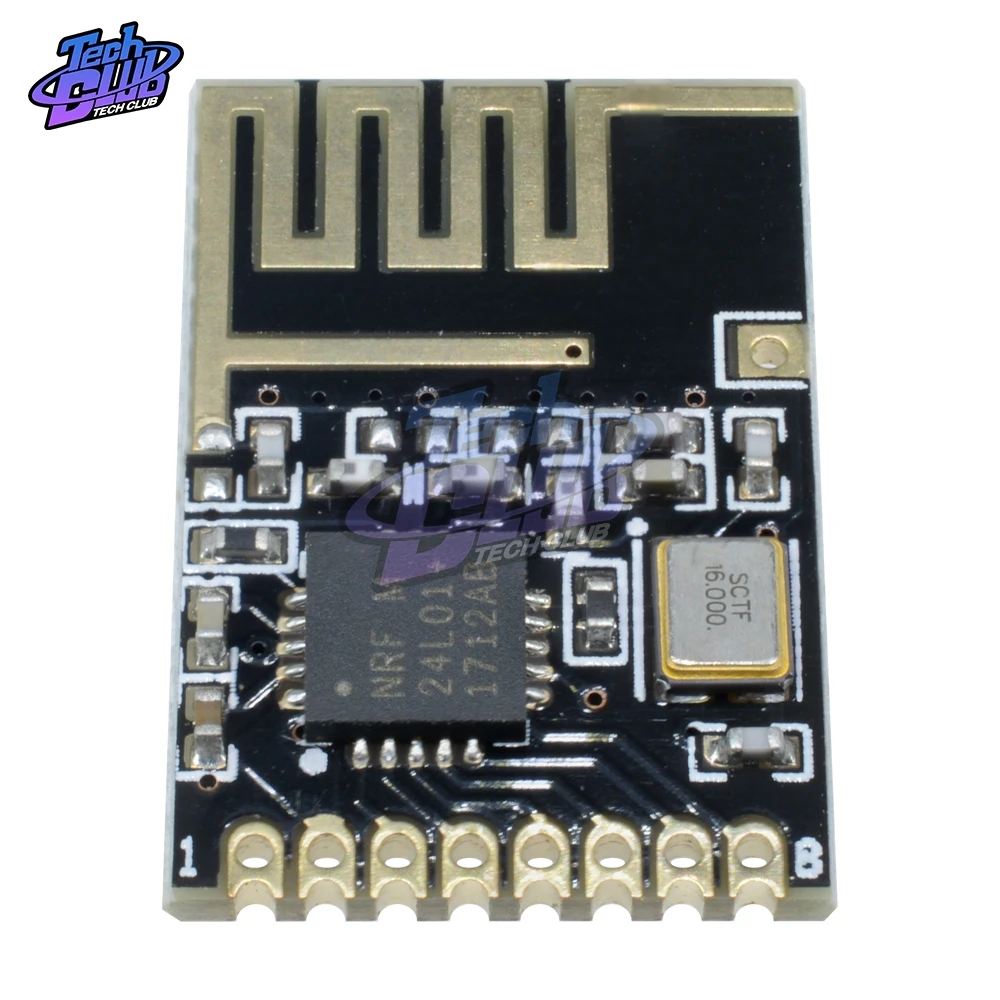 

Мини NRF24L01 + 2,4 ГГц 1,27 мм радиочастотный беспроводной модуль, улучшенная версия питания, SMD приемник, плата трансивера 1,9 В ~ 3,6 В