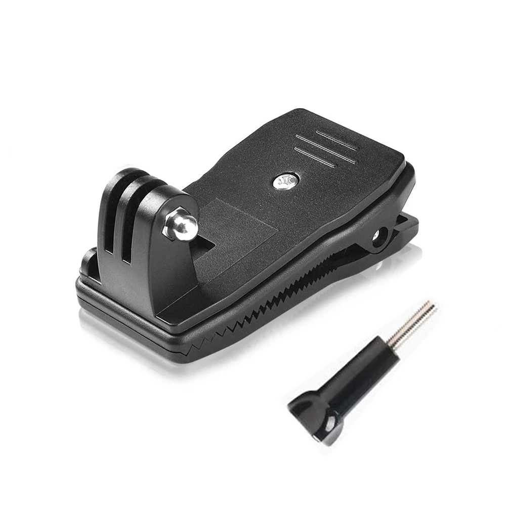 Rucksack Strap Clip 360 Grad Rotation Hut Gürtel Clamp Halterung Für Gopro Hero 11 10 9 8 Action Kamera Zubehör