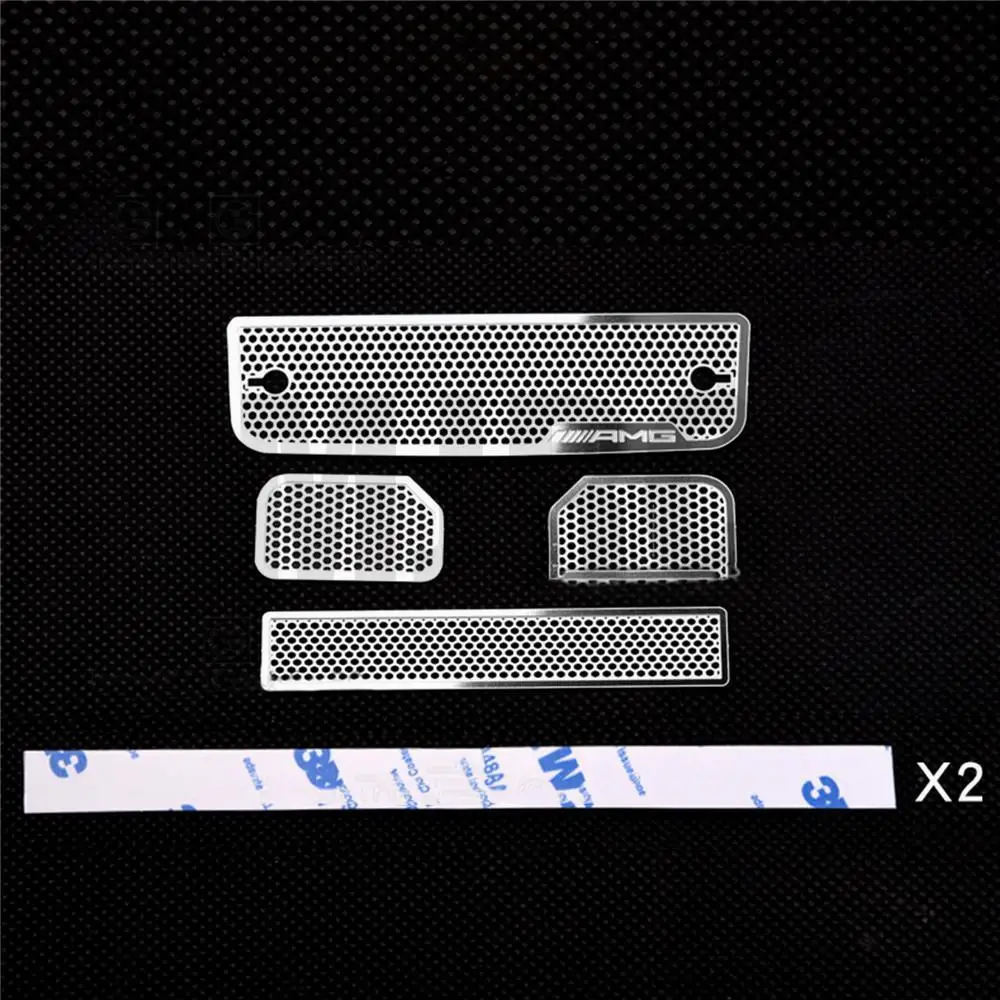 Stainless Steel Mesh Grille Intake Grille Cover for 1/10 Traxxas TRX-6 88096-4 TRX-6 G63 TRX-4 G500 RC Crawler Car Accessories