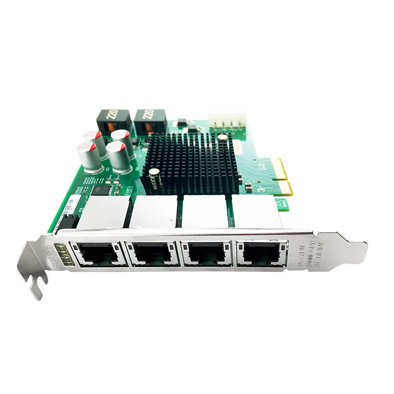 Imagem -03 - Placa de Rede Poe com Frame Grabber I350-t4poe 10 Mbps 100 Mbps 1000mbps Rj45 Pcie 2.1 x4 Baseado em Intel I350am4