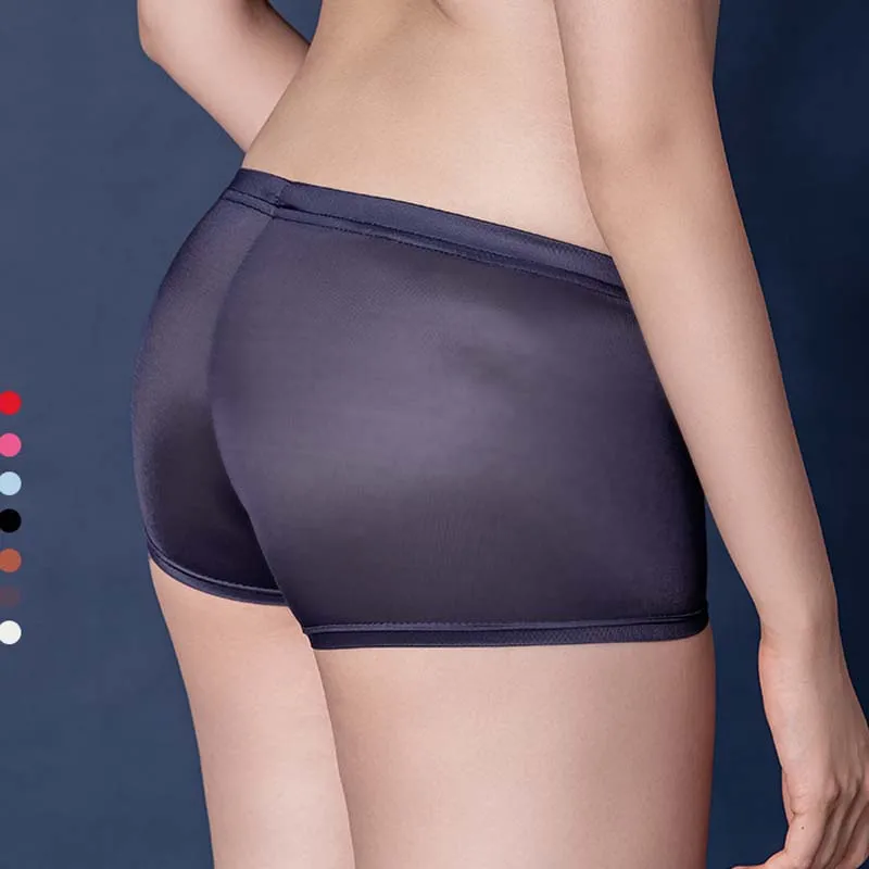 Underwear Men Boxer Shorts Pouch Big Penis Bulge Panties Shiny Underpants Seamless Enhances Boxershorts men underwear
