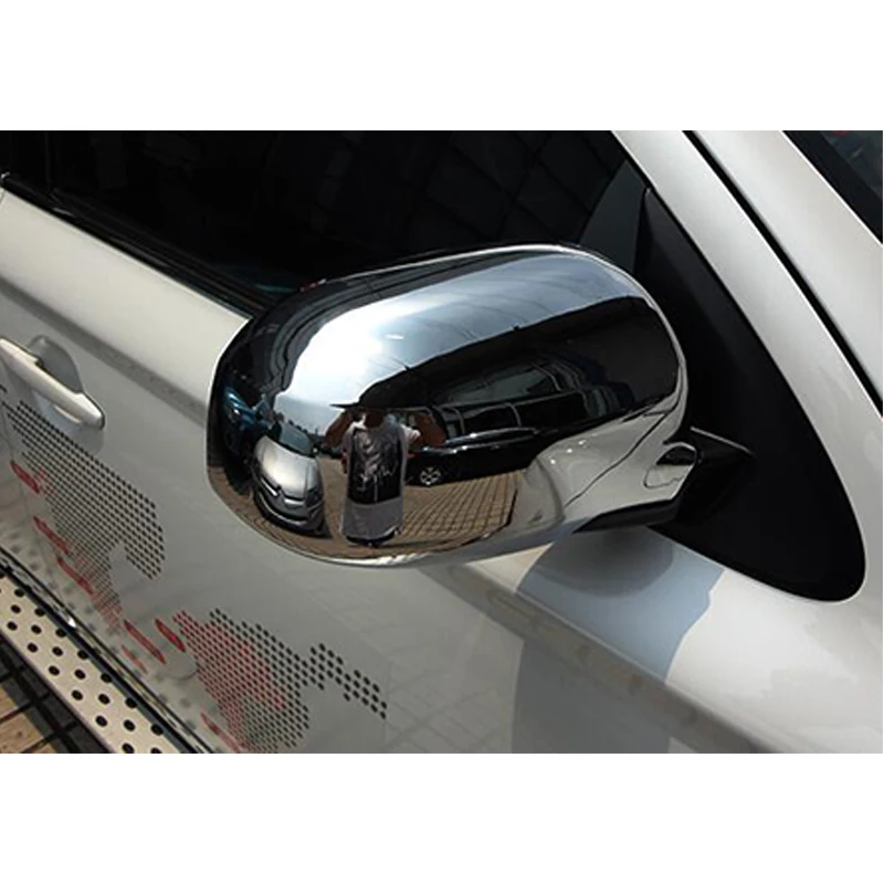 

ABS Chrome For Mitsubishi Outlander 2015 2016 2017 Accessories Car Rearview Mirror Frame Cover Trim No Turning Light Style