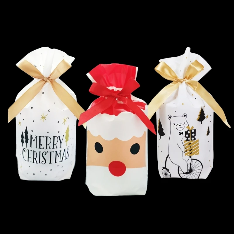 christmas gift bags christmas presents christmas bags lot santa claus bag candy bag christmas decorations 2019 new year presents