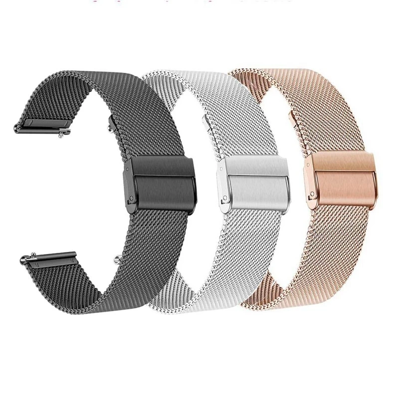 

Mesh Loop Strap For Garmin Venu 2S/Vivomove 3S/Vivoactive 4S Watchband 18MM Bracelets For GarminMove 3S/GarminActive S Correa