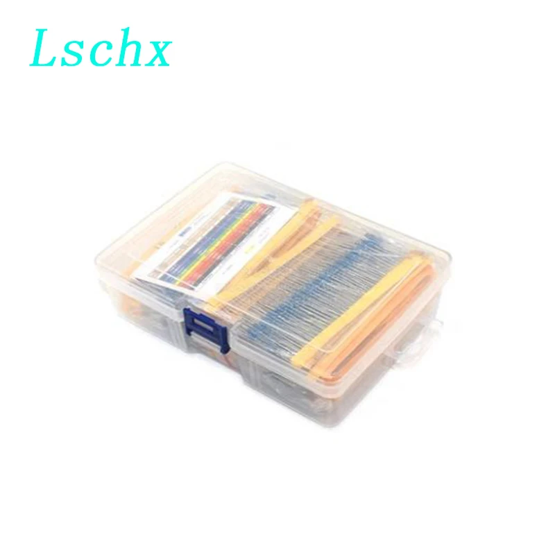 

2600pcs/lot 130 Values 1/4W 0.25W 1% Metal Film Resistors Assorted Pack Kit Set Lot Resistors Assortment Kits Fixed resistor