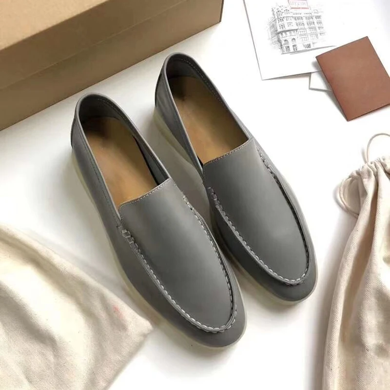 2021 Hot Selling Loafers Shoes Woman Driving Suits Multiple Colour Real Suede Leather Casual Flat Shoes Slip-on laze Shoes Mujer