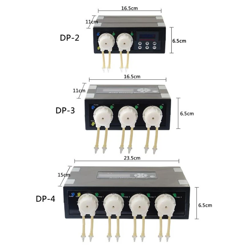 Jebao DP-2 DP-3 DP-4 Saltwater Fish Tank Automatic Dosing Pump Aqurium Doser Pump for Marine Seawater Reef Coral Fish Tank