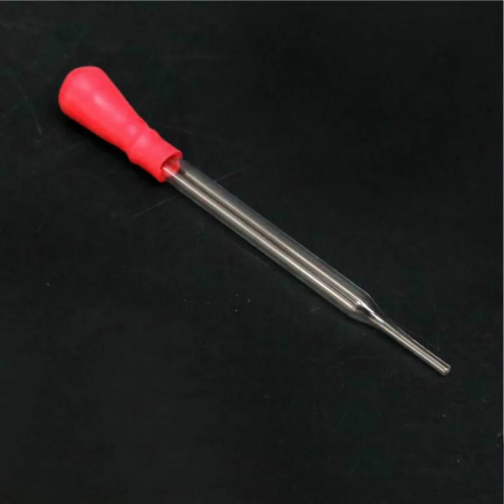 5pcs 120mm Ungraduated Glass Pipette Pipet Dropper With Red Rubber Cap For Dispensing Liquids Medicine Dropper