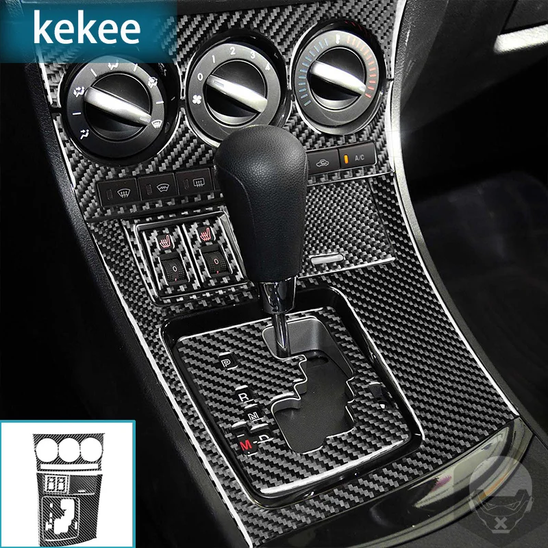

Наклейка на панель переключения передач для Mazda 3 Axela 2010 2011 2012 2013 Mazdaspeed 3, украшение автомобиля, аксессуары из углеродного волокна