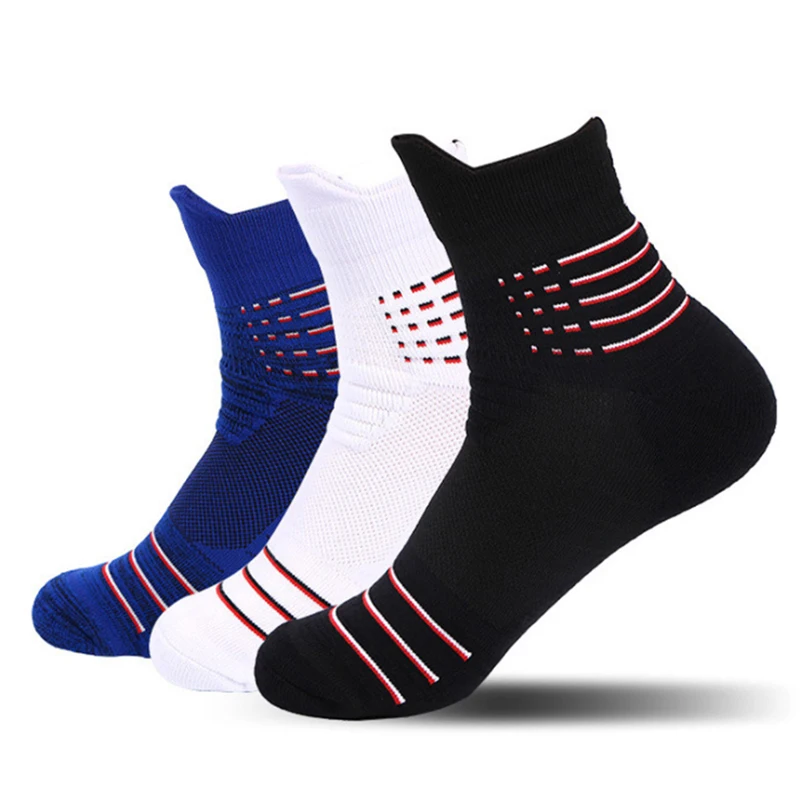 Moda Mulaya Compression Socks Men Basketball Football Running Professional Sports Breathable and Comfortable Sweat-absorbent