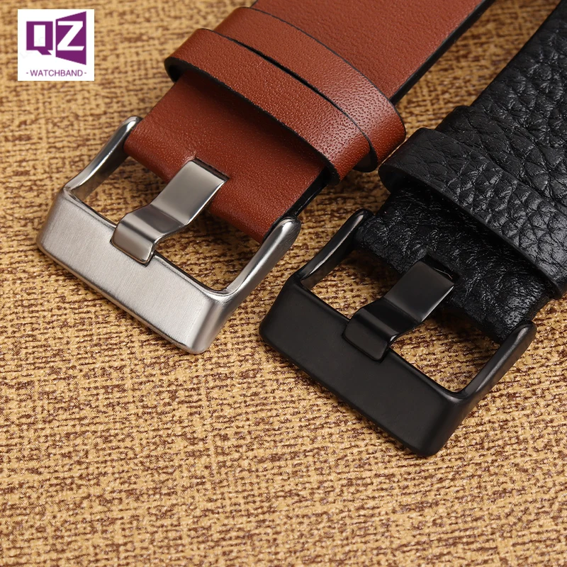 Top Grain Leather watchband for diesel Watch band 22mm24 26 27 28 30mm strap for DZ7312 DZ4281 DZ7214 DZ7333 4283 watch bracelet