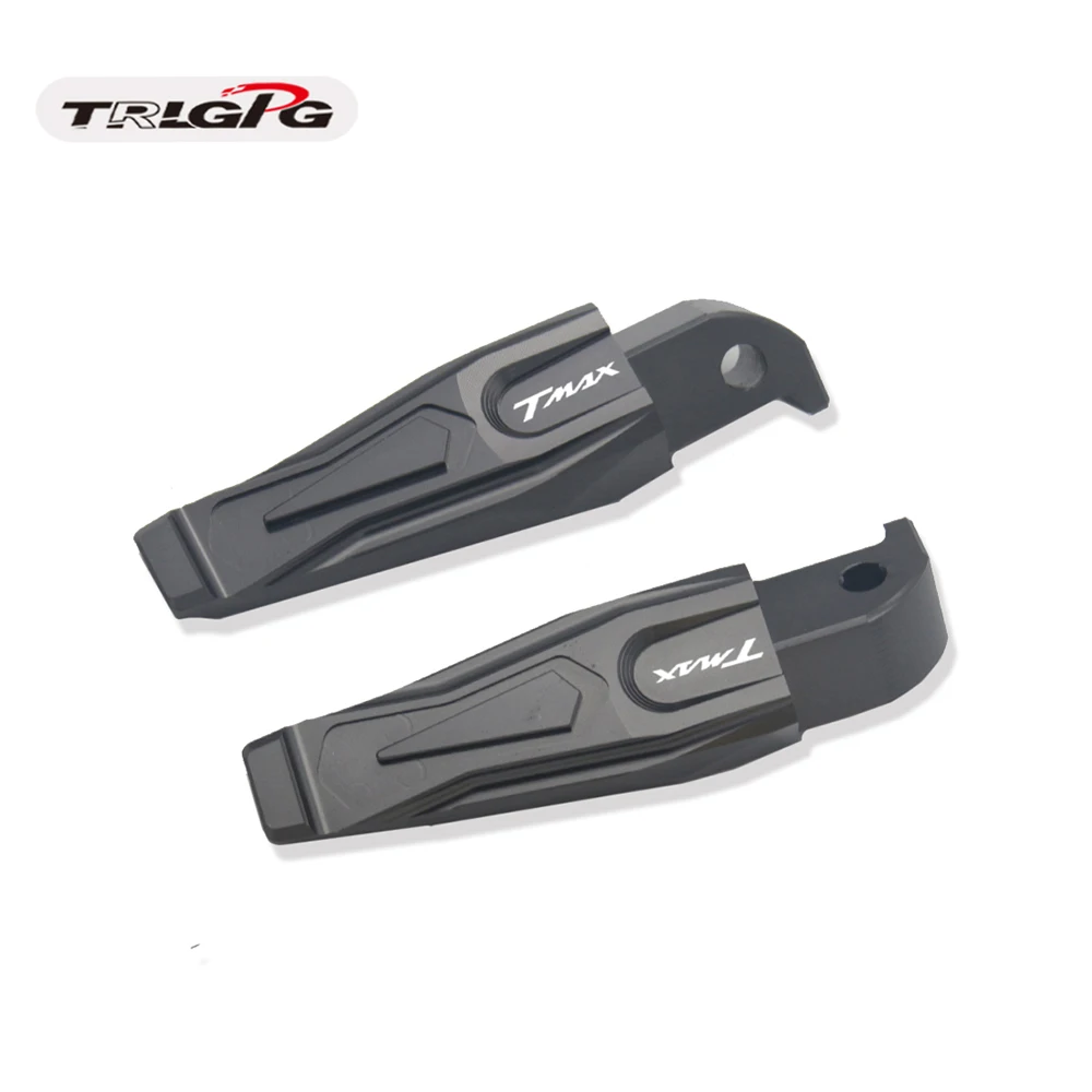 Reposapiés trasero para motocicleta, riel de aluminio CNC para pasajero, para Yamaha TMAX 500, TMAX 530, t-max500, T-MAX530 T MAX 500, 530