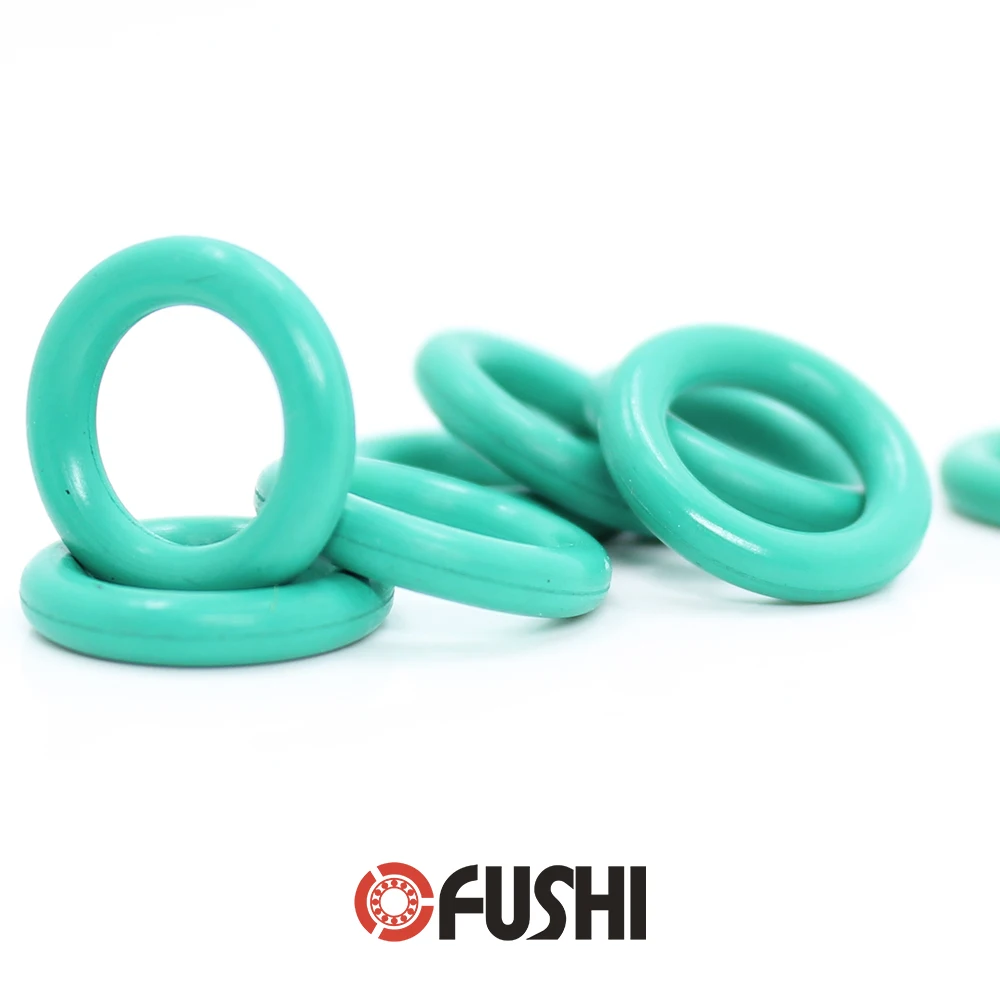 

CS7mm FKM Rubber O RING ID 272/280/285/290/295*7 mm 2PCS O-Ring Fluorine Gasket Oil seal Green ORing