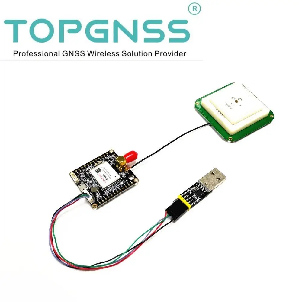 

PPS GNSS GPS UAV UGV module antenna receiver High-precision RTCM output, NMEA0183 5V UART TTL Level TOPGNSS TOP609