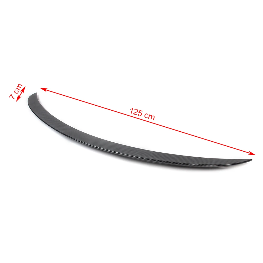 Car Tail Wing Rear Trunk Spoiler Trim For Mercedes Benz GLC200 GLC300 GLC260 GLC43 Coupe 2016 2017 2018 ABS Carbon Fiber Pattern