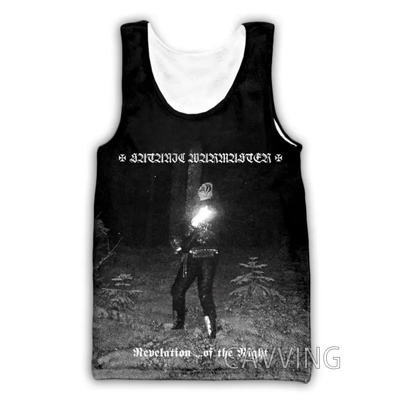 CAVVING 3D Printed  Satanic Warmaster Band  Tank Tops Harajuku Vest  Summer Undershirt Shirts Streetwear for Men/women