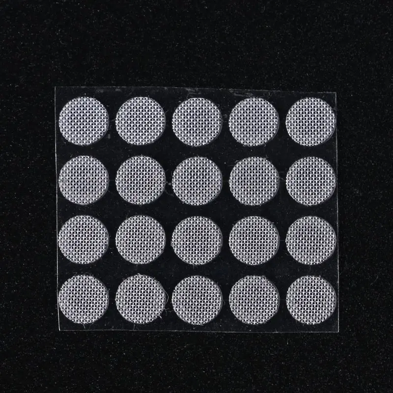 20PCS ฝุ่นเครือข่ายเปลือกหูฟังกรณีตาข่าย Anti-ฝุ่น