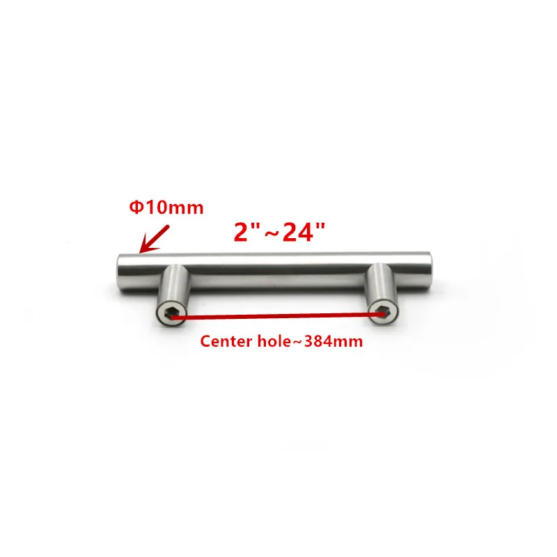50 Mm-500 Mm Thép Không Gỉ Cửa Nhà Bếp Tủ T Thanh Tay Cầm Kéo Núm Tủ Núm Đồ Nội Thất Tay Cầm Tủ ngăn Kéo Tay Cầm