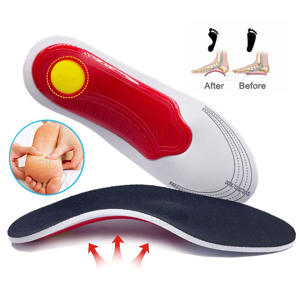 Premium Orthotic Gel High Arch Support Insoles Gel Pad 3D Arch Support Flat Feet Women Men orthopedic Foot pain Unisex Feet Care