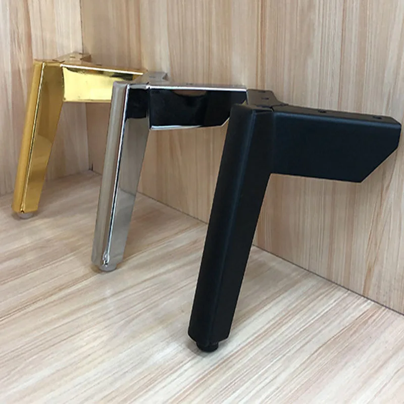

4PCS Metal Supports Feet of Coffee Table Furniture Leg For Chest Of Drawers Bed Base Foot Frame Dresser Sofa Accessories