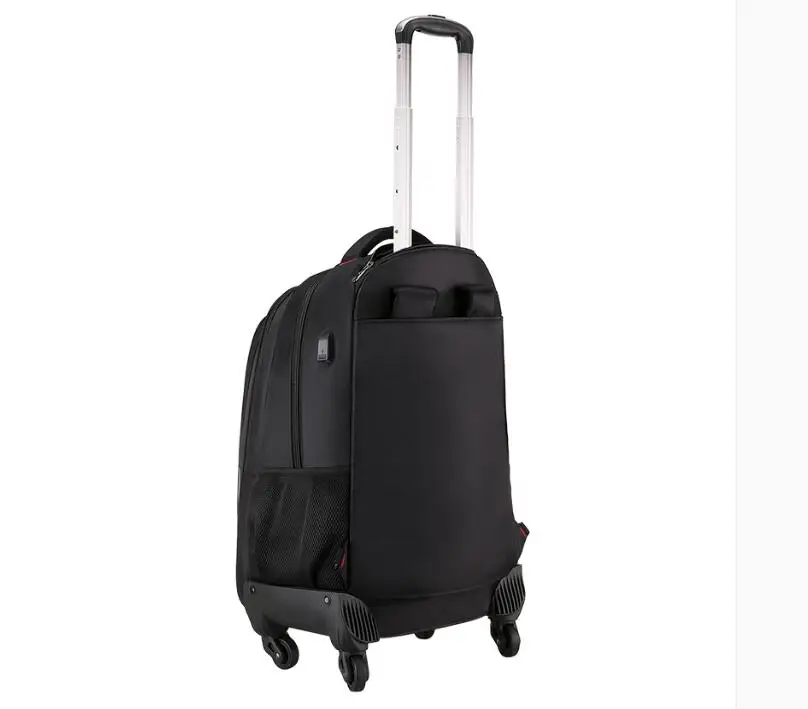 Men  Business Rollin Luggage Backpack Men Tolley luggage Wheeled Backpack bag travel Trolley Bags on wheels Travel Wheeled Bag