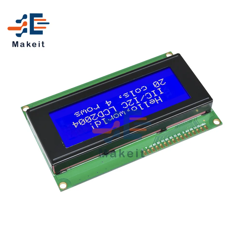 LCD Board 2004 20*4 20X4 Blue Yellow LCD Screen Display Module 3.3V 5V High Precision Display Black White Character for Arduino