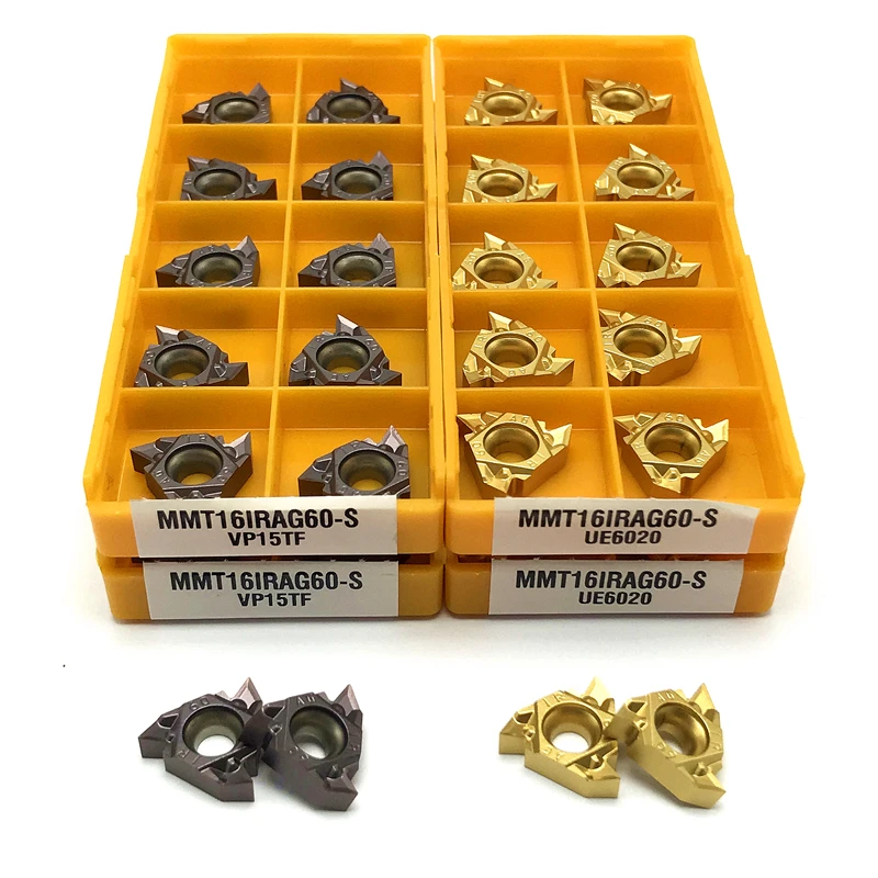 Imagem -06 - Cnc Metal Torno Corte Insert Thread Turning Tool Carbide Insert Aço Processamento Mmt 11er 16er 22er Ag60 Vp15tf