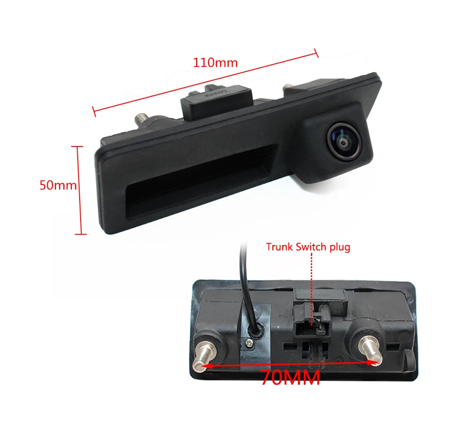 1080P CCD Car Rear View Camera for VW Golf Polo Jetta Tiguan B6 B7 For Audi Night vision waterproof