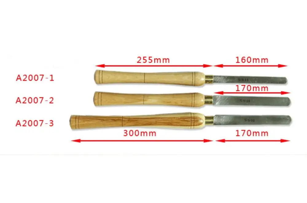 Woodworking Lathe Tool High Speed Steel Round Head Scraper Handheld Woodworking Turning Tool Long Handle Lathe Knife