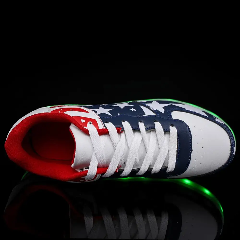 RayZing LED SHOES FOR couple Casual Shoes LED Glow Men Unisex USB Rechargeable LED Light UP Shoes for Adults LED Shoes