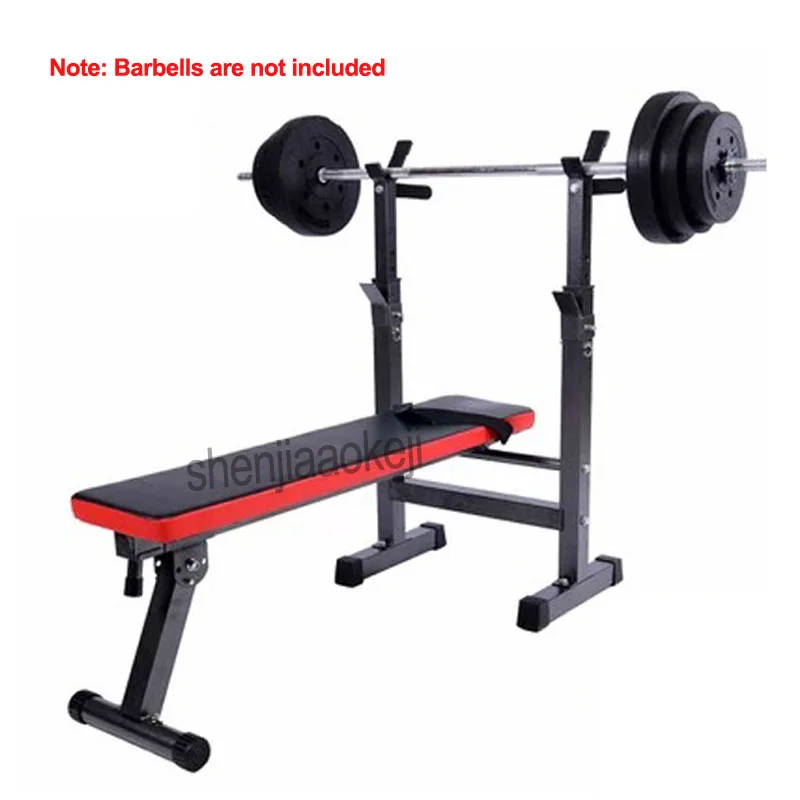 Multifunctional Weight Bench Weight Training Bench Barbell Rack Household Gym Workout Dumbbell Fitness Exercise Equipment 1PC