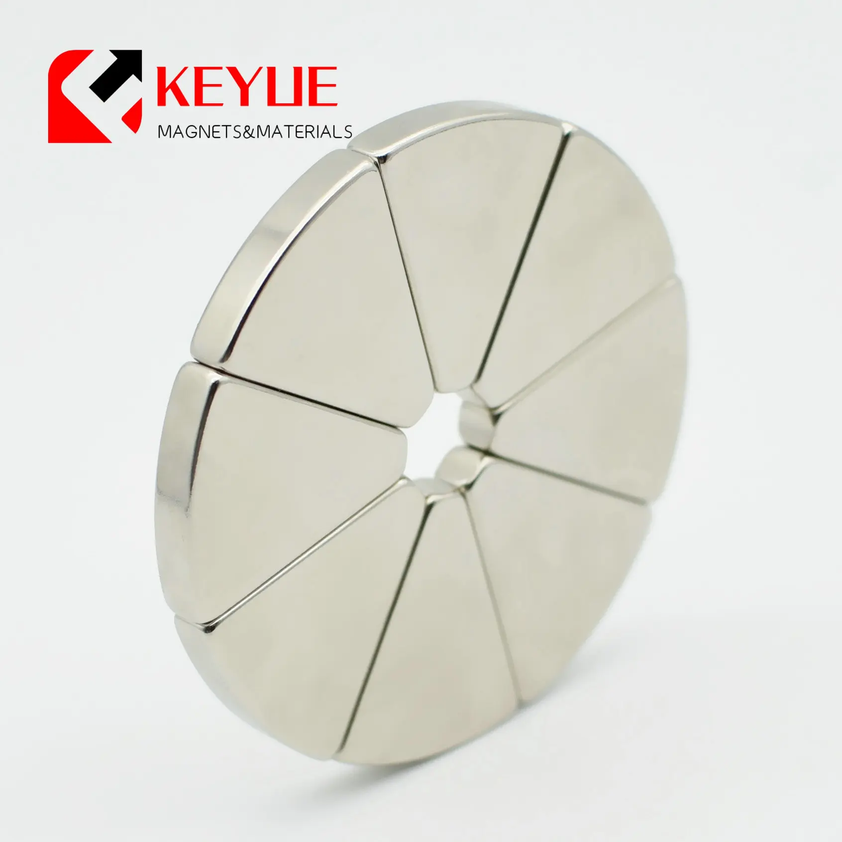 Magnet Segment R30*5mm 60mm Diameter 23mm Width Motor Magnet for Generators Wind turbine Neodymium Permanent DIY Rotor 8pcs