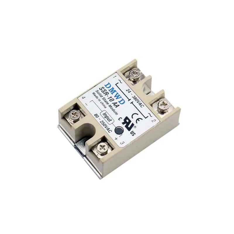 1pc Solid State Relay SSR-10AA SSR-15AA SSR-25AA SSR-40AA 10A 15A 25A 40A AC Control Relais 80-250VAC TO 24-380VAC high quality