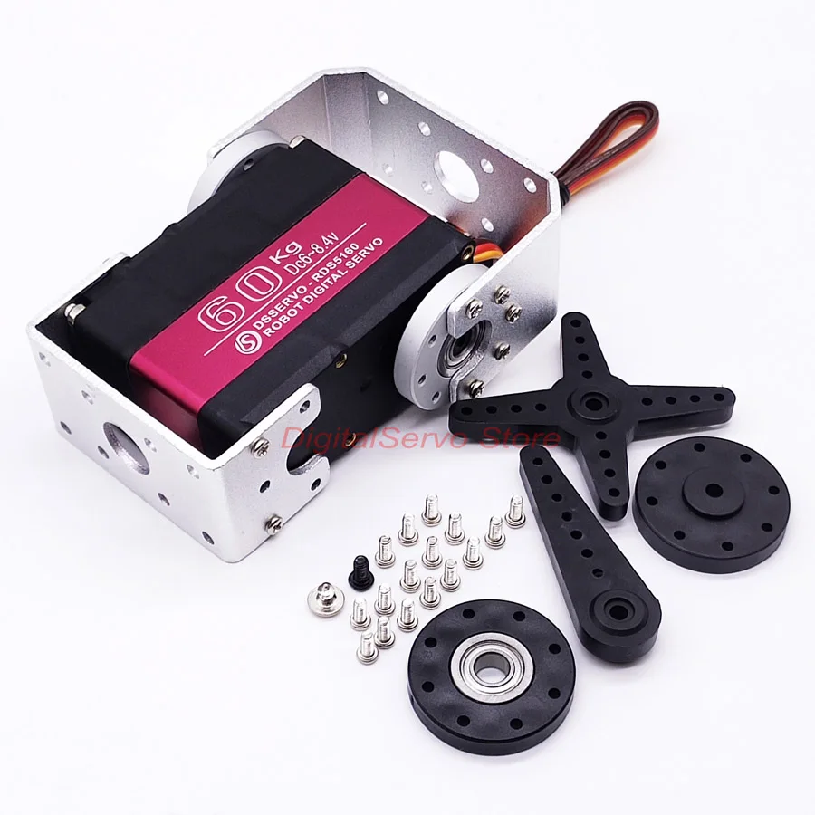 DSSERVO RDS5160 60kg 7.4v High Volts Robot Servo High Torque Metal