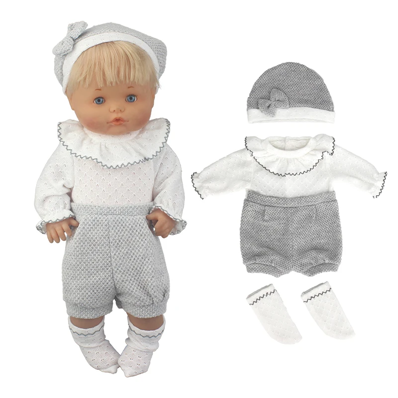 2023 Nowy garnitur pasuje do 42 cm lalki Nenuco 17 cali Nenuco y su Hermanita Akcesoria dla lalek