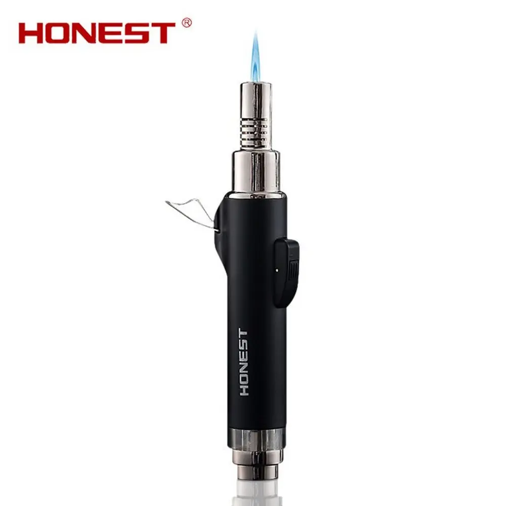 

Windproof Gas burner for Hiking Picnic Camping Hiking Inflatable lighter for Barbecue BBQ Cooking Cigar Cigarette Lighter Man's