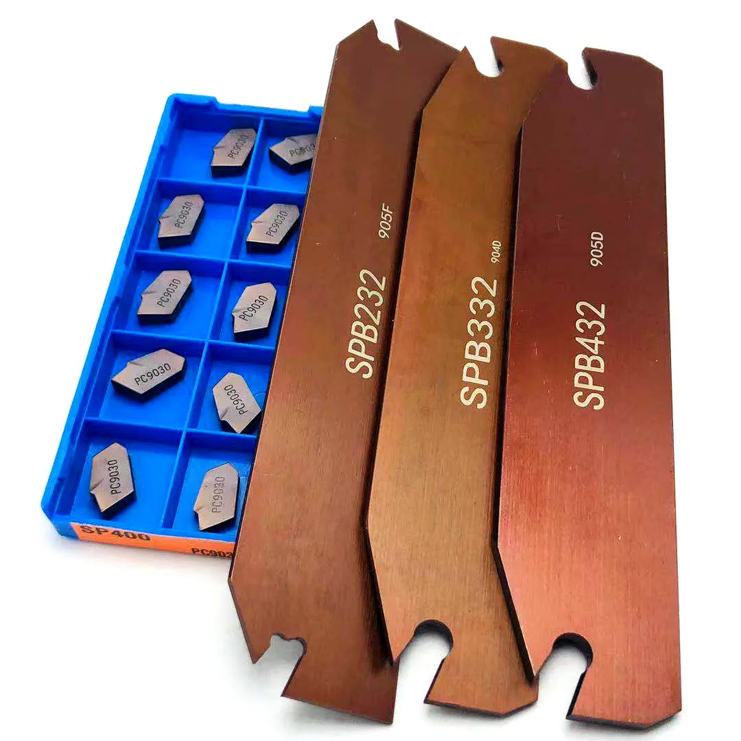 

SPB226 SPB326 SPB332 SPB432 turning tool holder 10PCS SP300 SP400 high quality slotting cutting insert lathe CNC SPB tool holder