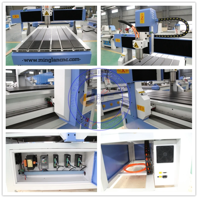 

cnc router with water tank 6090 1325 2030 aluminum copper brass cnc milling router 3kw water cooling spindle 2040 cnc machine