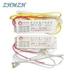 ZHMZH T8 Electronic Ballasts 20w 30w 36w 40w Universal 220V 50Hz Neon Lamp Ballast Fluorescent Lamps Rectifier 1 Output/2 Output
