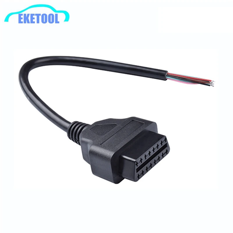 

OBD OBD2 16Pin Female Extension Opening Cable Car Diagnostic Interface Connector OBD II Female Converter OBD2 Male Cable