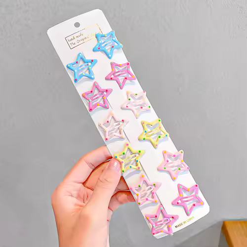 10/20/30/40 New Girls Cute Colorful Waterdrop Shape Hairpins Sweet Hair Clips Kids Barrettes Slid Clip Fashion Hair Accessories - Image 24