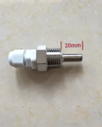 Sonda del sensor de temperatura del calentador de agua Solar, cubierta protectora de la carcasa del tanque, tubo ciego impermeable de acero inoxidable K PT100 CU50 NTC