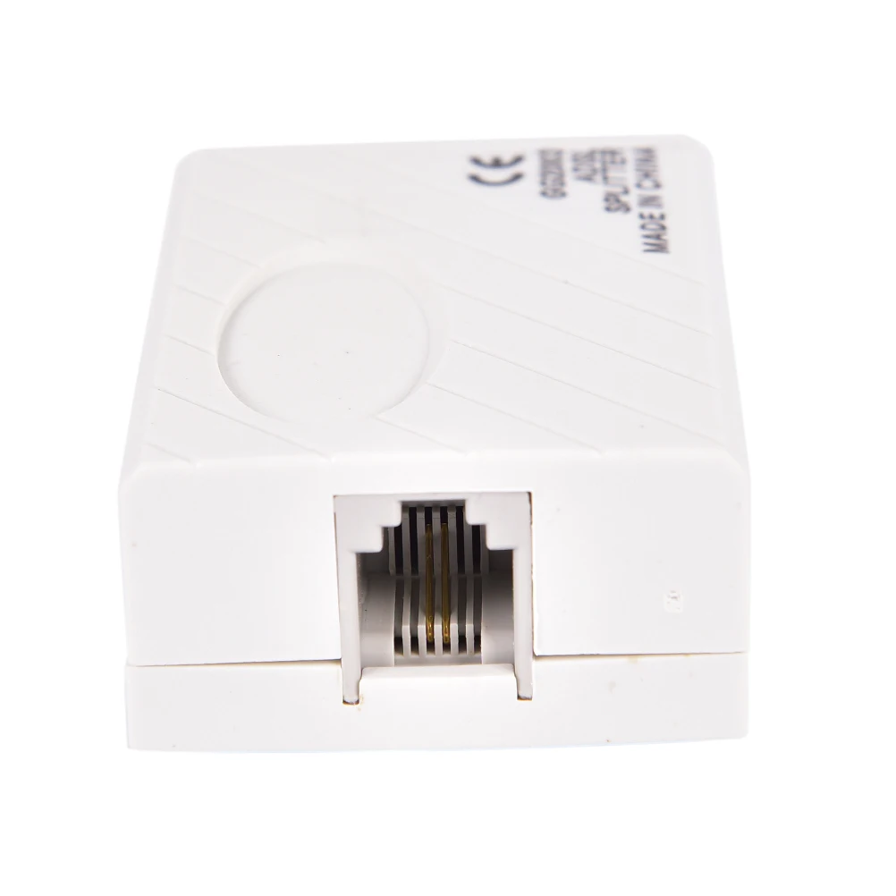 1Pc Telefoon RJ11 Line Adsl Modem Broadband Phone Voice Splitter Line Filter Splitter Junction Box