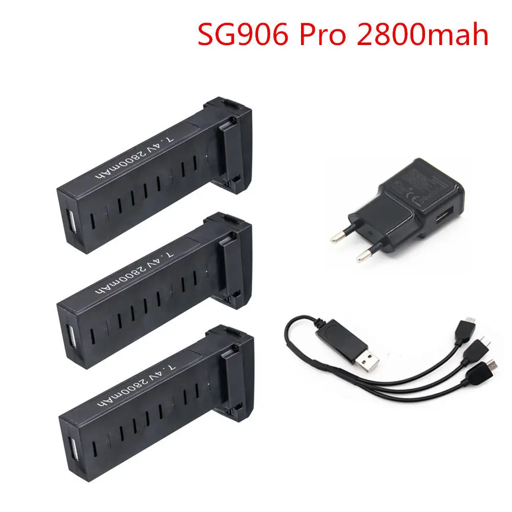 Battery  For SG906 Pro 7.4V 3400mAh RC Drone Battery  Lipo Battery Accessories SG906 pro Battery With Charger