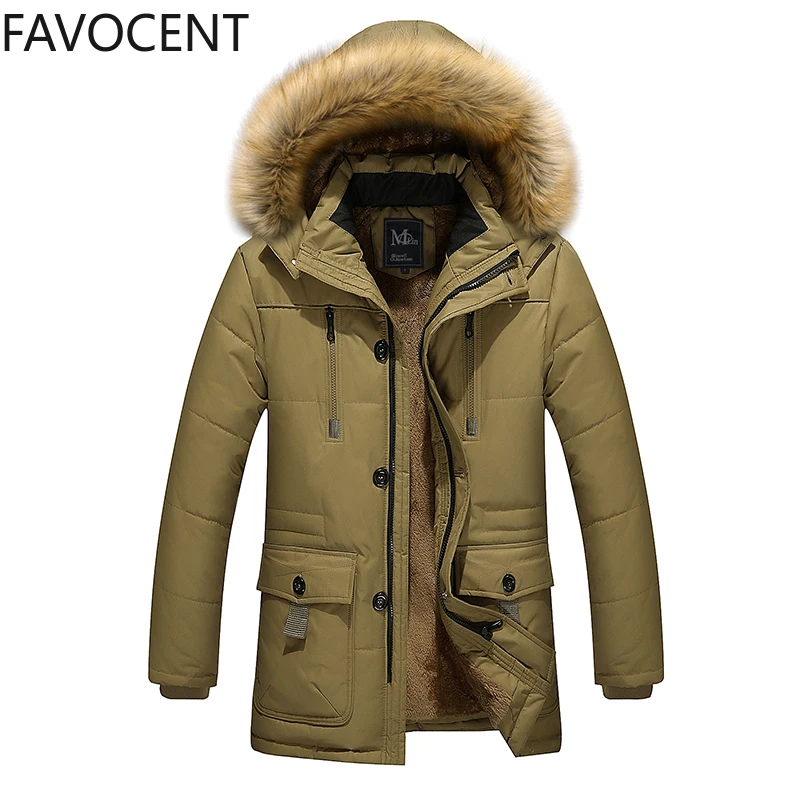 Men Parkas Winter New 2022 Mens Winter Jacket Warm Wadded Jacket Casual Thick Cotton Padded Man Coat Plus Size M-5XL