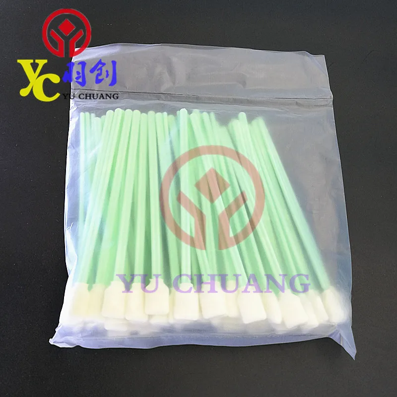 18cm Square Foam Cleaning Sticks for Epson/Mimaki Solvent Inkjet Printer Cleaning Sticks for Printhead/Optical Equipment