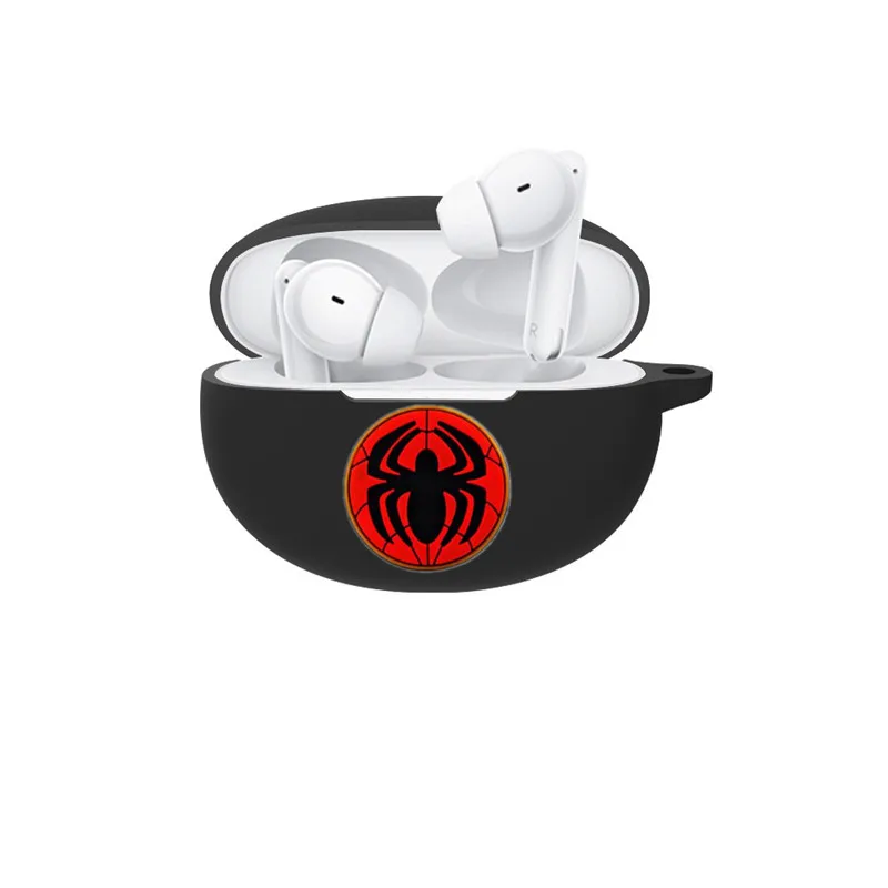 غلاف سماعة أذن من السيليكون الناعم الكرتوني مع خطاف ، سماعة رأس لاسلكية بلوتوث ، غطاء واقي لـ OPPO Enco Free2 2i 3