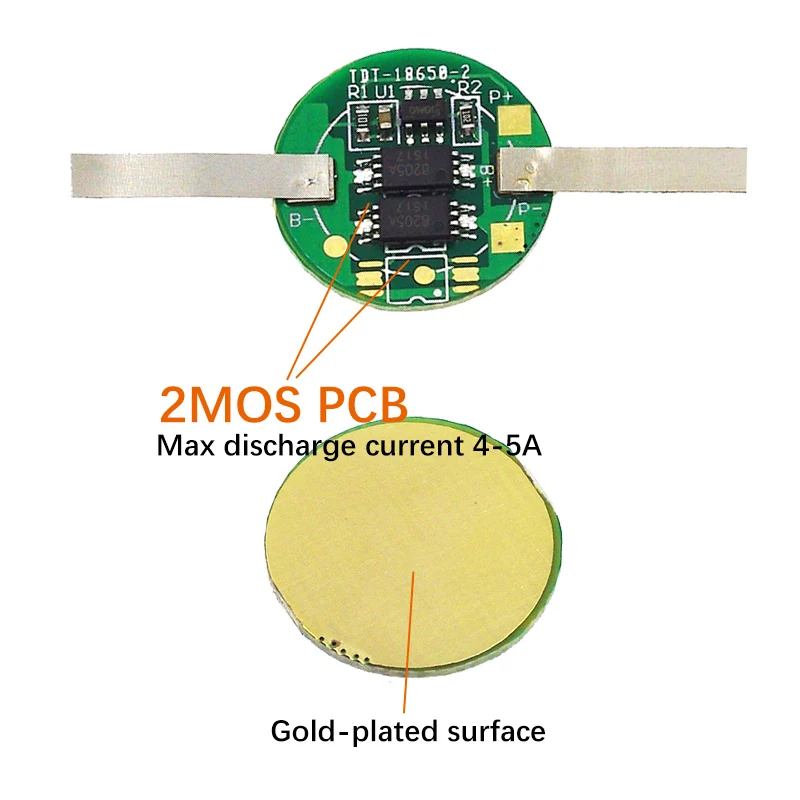 Liitokala Lii-35S chronione 18650 3400mAh akumulator litowo-jonowy z 2MOS PCB 3.7V do latarki