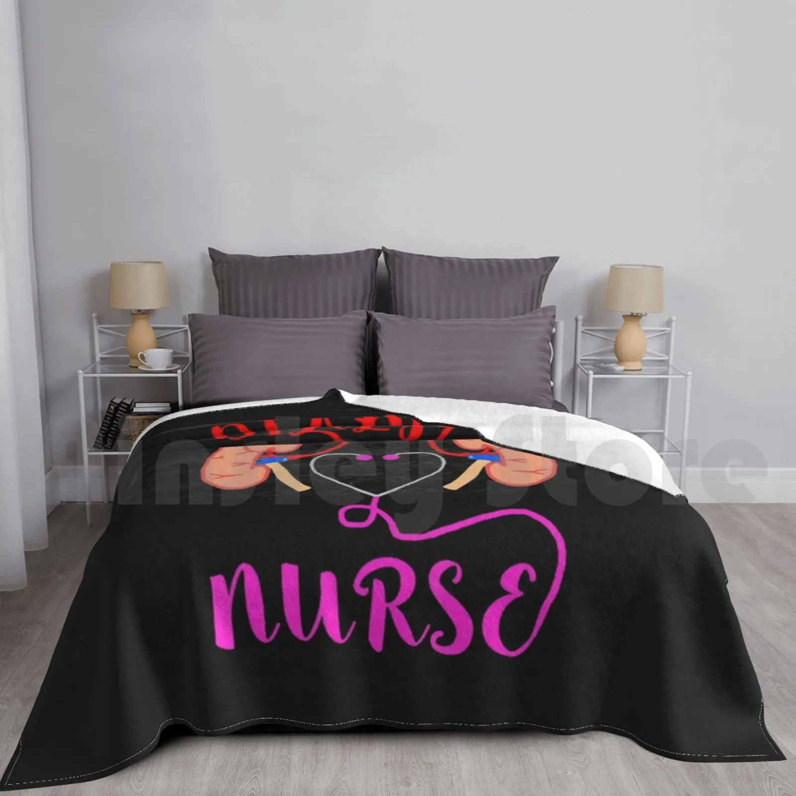 

Dialysis Nurse Nephrology Kidney Disease Failure Nursing Blanket For Sofa Bed Travel Nurse Nursing Medicine